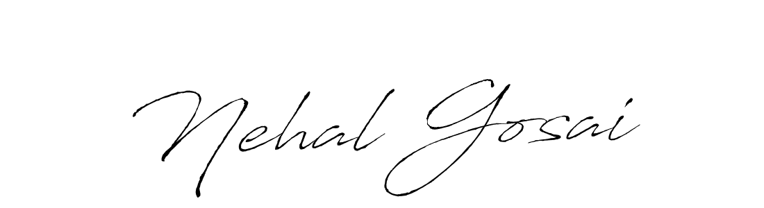 Similarly Antro_Vectra is the best handwritten signature design. Signature creator online .You can use it as an online autograph creator for name Nehal Gosai. Nehal Gosai signature style 6 images and pictures png