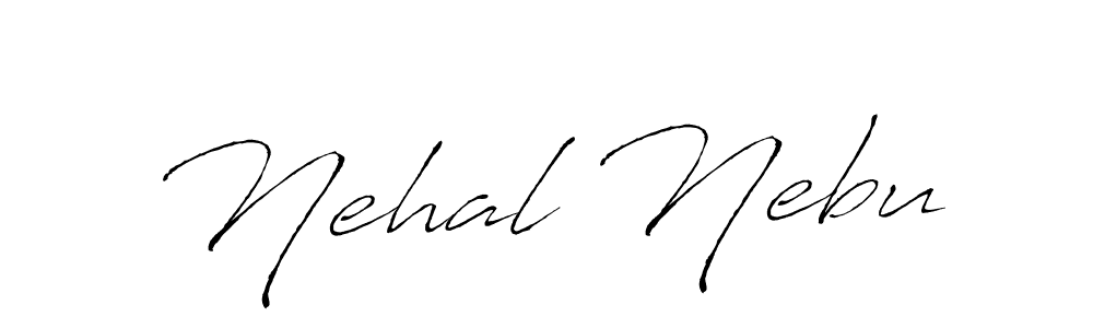 Also we have Nehal Nebu name is the best signature style. Create professional handwritten signature collection using Antro_Vectra autograph style. Nehal Nebu signature style 6 images and pictures png