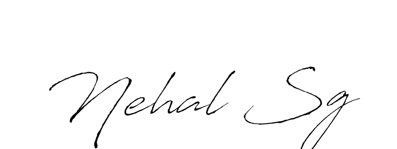 Also You can easily find your signature by using the search form. We will create Nehal Sg name handwritten signature images for you free of cost using Antro_Vectra sign style. Nehal Sg signature style 6 images and pictures png