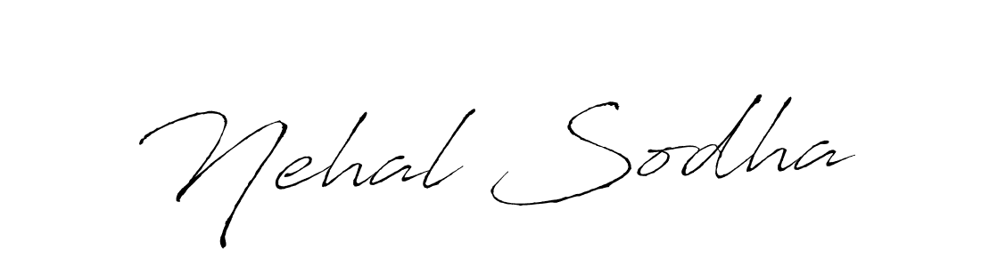 The best way (Antro_Vectra) to make a short signature is to pick only two or three words in your name. The name Nehal Sodha include a total of six letters. For converting this name. Nehal Sodha signature style 6 images and pictures png