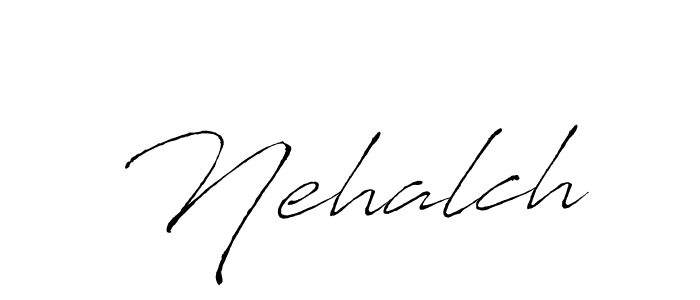 How to make Nehalch signature? Antro_Vectra is a professional autograph style. Create handwritten signature for Nehalch name. Nehalch signature style 6 images and pictures png