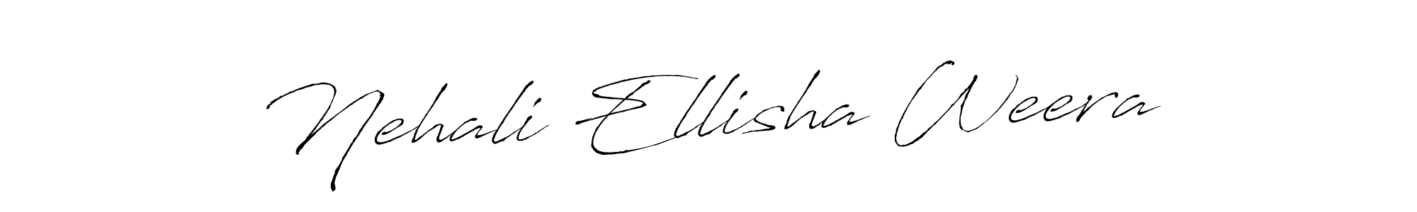 Make a beautiful signature design for name Nehali Ellisha Weera. With this signature (Antro_Vectra) style, you can create a handwritten signature for free. Nehali Ellisha Weera signature style 6 images and pictures png