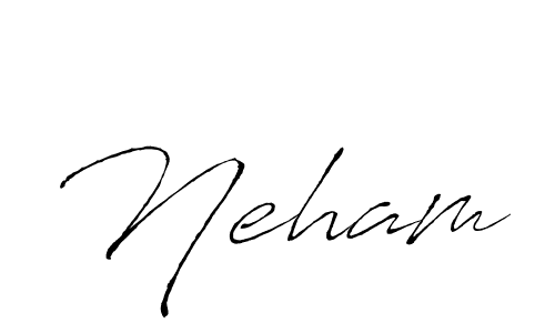 Also You can easily find your signature by using the search form. We will create Neham name handwritten signature images for you free of cost using Antro_Vectra sign style. Neham signature style 6 images and pictures png