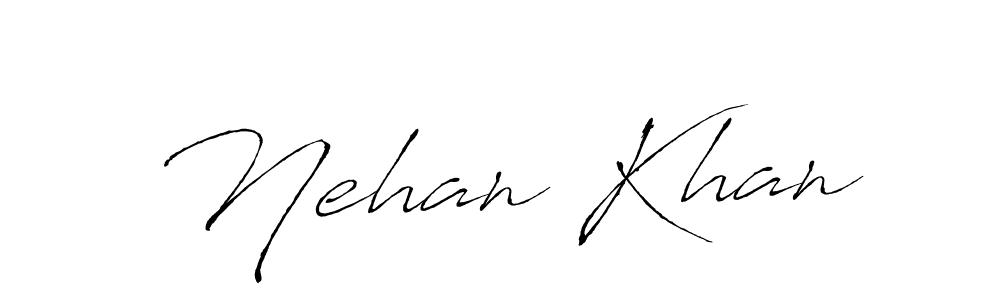 You should practise on your own different ways (Antro_Vectra) to write your name (Nehan Khan) in signature. don't let someone else do it for you. Nehan Khan signature style 6 images and pictures png
