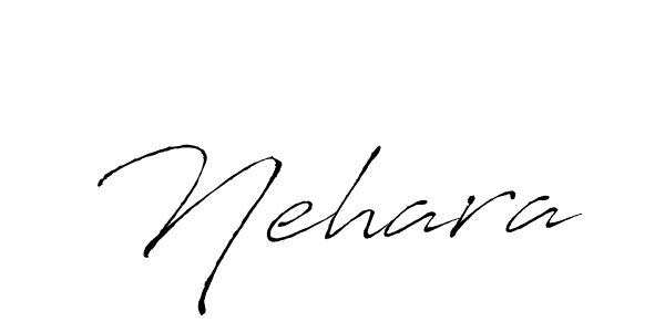 Nehara stylish signature style. Best Handwritten Sign (Antro_Vectra) for my name. Handwritten Signature Collection Ideas for my name Nehara. Nehara signature style 6 images and pictures png