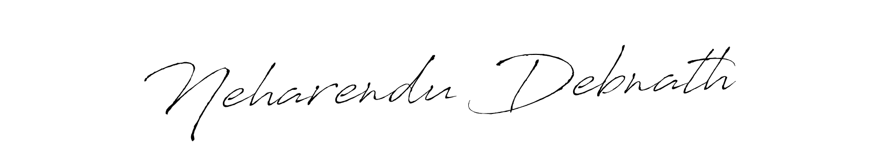 Make a beautiful signature design for name Neharendu Debnath. With this signature (Antro_Vectra) style, you can create a handwritten signature for free. Neharendu Debnath signature style 6 images and pictures png