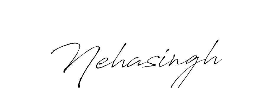 Nehasingh stylish signature style. Best Handwritten Sign (Antro_Vectra) for my name. Handwritten Signature Collection Ideas for my name Nehasingh. Nehasingh signature style 6 images and pictures png