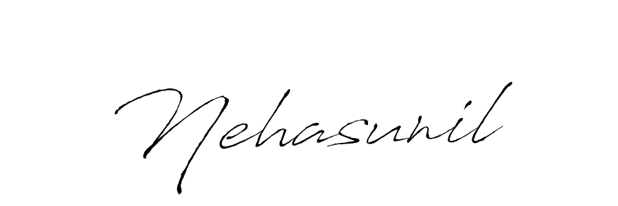 Also You can easily find your signature by using the search form. We will create Nehasunil name handwritten signature images for you free of cost using Antro_Vectra sign style. Nehasunil signature style 6 images and pictures png