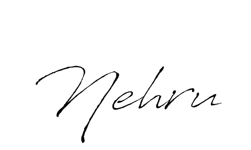 Make a beautiful signature design for name Nehru. With this signature (Antro_Vectra) style, you can create a handwritten signature for free. Nehru signature style 6 images and pictures png