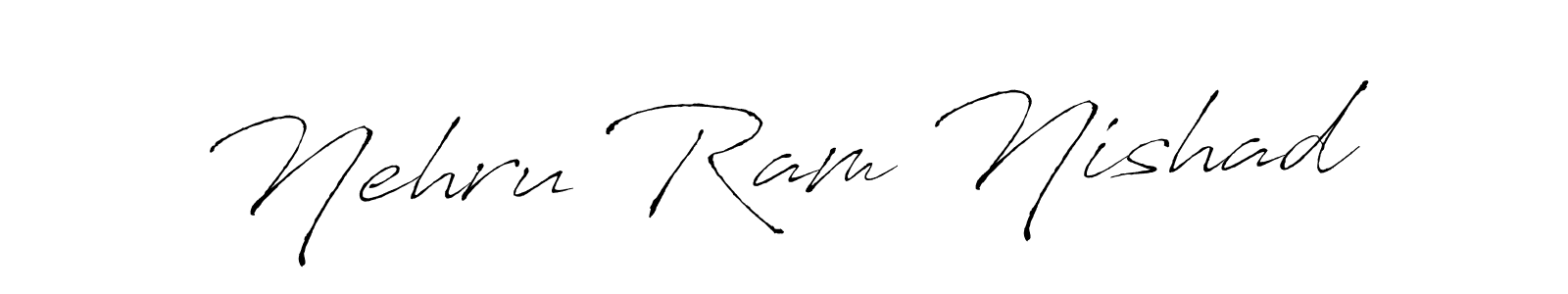 The best way (Antro_Vectra) to make a short signature is to pick only two or three words in your name. The name Nehru Ram Nishad include a total of six letters. For converting this name. Nehru Ram Nishad signature style 6 images and pictures png