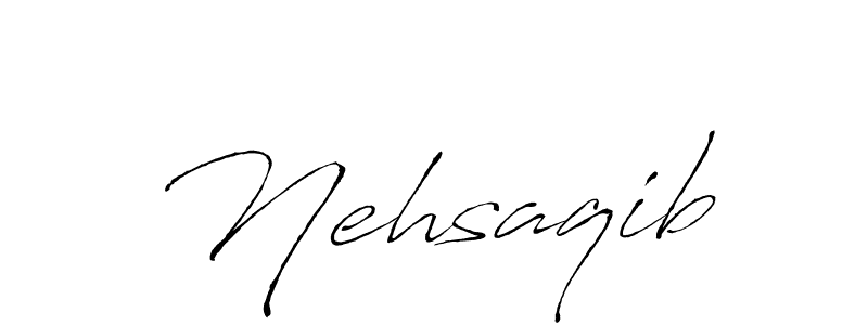 How to make Nehsaqib name signature. Use Antro_Vectra style for creating short signs online. This is the latest handwritten sign. Nehsaqib signature style 6 images and pictures png