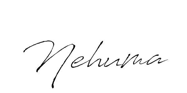 Create a beautiful signature design for name Nehuma. With this signature (Antro_Vectra) fonts, you can make a handwritten signature for free. Nehuma signature style 6 images and pictures png