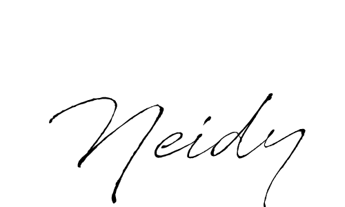 Create a beautiful signature design for name Neidy. With this signature (Antro_Vectra) fonts, you can make a handwritten signature for free. Neidy signature style 6 images and pictures png