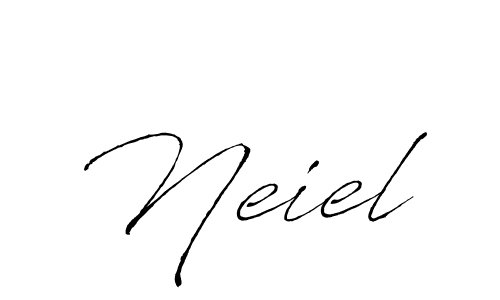 Design your own signature with our free online signature maker. With this signature software, you can create a handwritten (Antro_Vectra) signature for name Neiel. Neiel signature style 6 images and pictures png