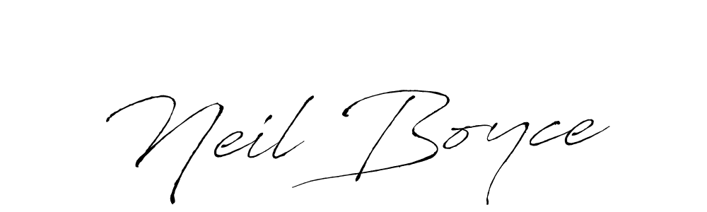 How to make Neil Boyce name signature. Use Antro_Vectra style for creating short signs online. This is the latest handwritten sign. Neil Boyce signature style 6 images and pictures png