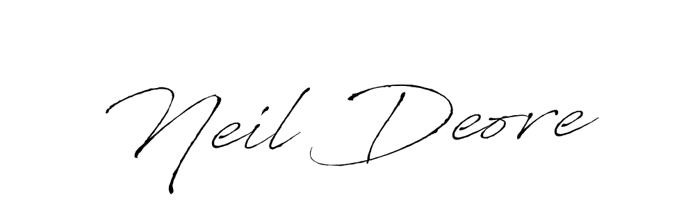 Antro_Vectra is a professional signature style that is perfect for those who want to add a touch of class to their signature. It is also a great choice for those who want to make their signature more unique. Get Neil Deore name to fancy signature for free. Neil Deore signature style 6 images and pictures png