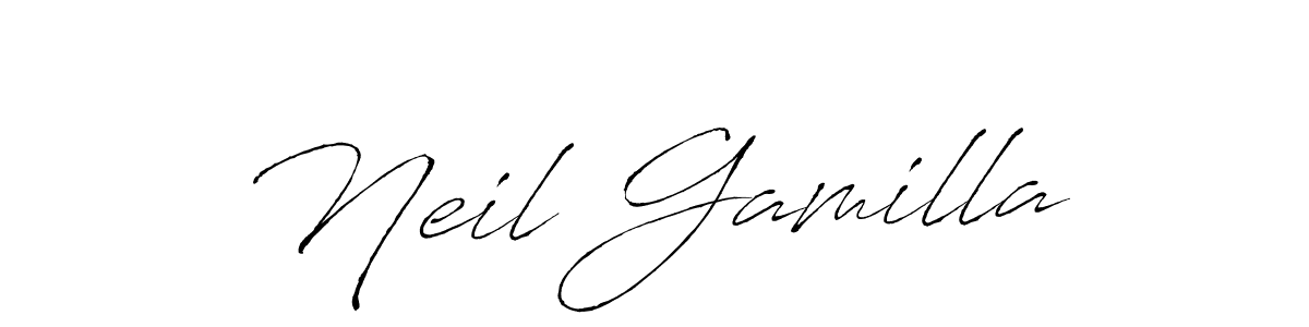 Similarly Antro_Vectra is the best handwritten signature design. Signature creator online .You can use it as an online autograph creator for name Neil Gamilla. Neil Gamilla signature style 6 images and pictures png