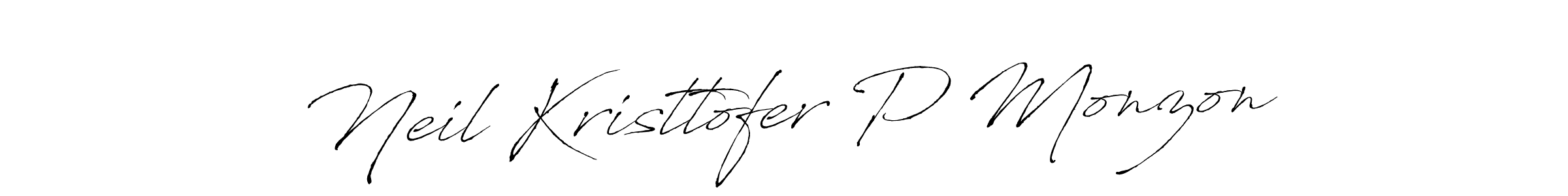 if you are searching for the best signature style for your name Neil Kristtofer P Monzon. so please give up your signature search. here we have designed multiple signature styles  using Antro_Vectra. Neil Kristtofer P Monzon signature style 6 images and pictures png