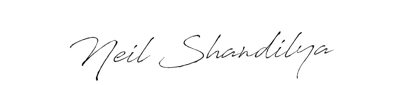 Neil Shandilya stylish signature style. Best Handwritten Sign (Antro_Vectra) for my name. Handwritten Signature Collection Ideas for my name Neil Shandilya. Neil Shandilya signature style 6 images and pictures png