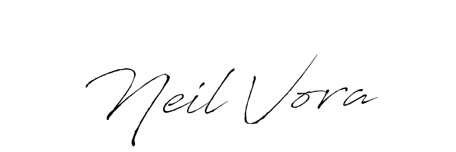 Design your own signature with our free online signature maker. With this signature software, you can create a handwritten (Antro_Vectra) signature for name Neil Vora. Neil Vora signature style 6 images and pictures png