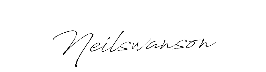 Create a beautiful signature design for name Neilswanson. With this signature (Antro_Vectra) fonts, you can make a handwritten signature for free. Neilswanson signature style 6 images and pictures png