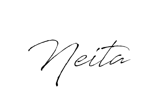 You should practise on your own different ways (Antro_Vectra) to write your name (Neita) in signature. don't let someone else do it for you. Neita signature style 6 images and pictures png