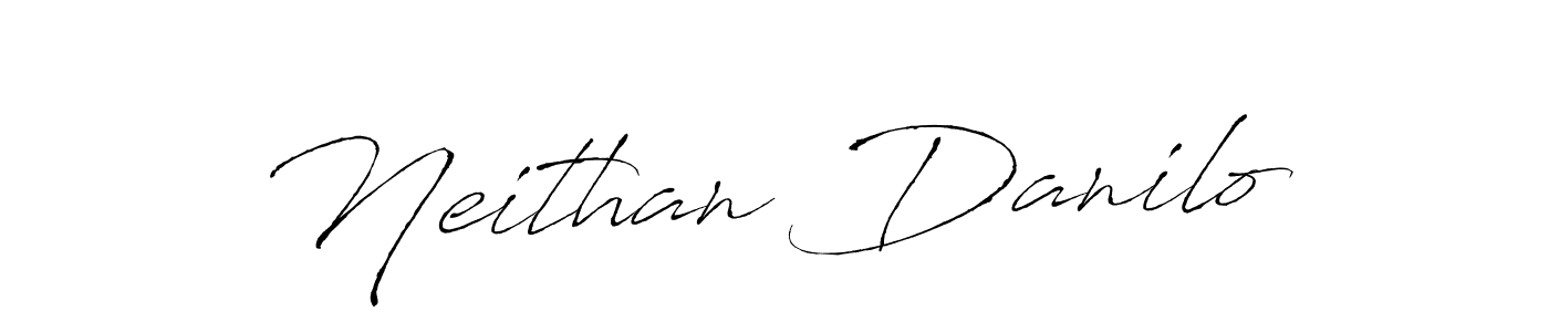 Create a beautiful signature design for name Neithan Danilo. With this signature (Antro_Vectra) fonts, you can make a handwritten signature for free. Neithan Danilo signature style 6 images and pictures png