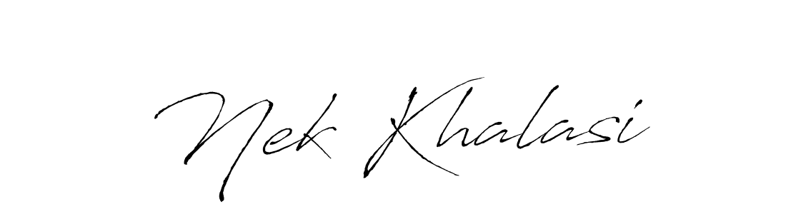 How to Draw Nek Khalasi signature style? Antro_Vectra is a latest design signature styles for name Nek Khalasi. Nek Khalasi signature style 6 images and pictures png