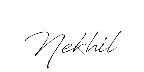 Here are the top 10 professional signature styles for the name Nekhil. These are the best autograph styles you can use for your name. Nekhil signature style 6 images and pictures png