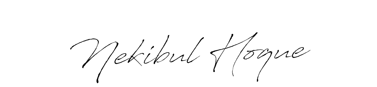 It looks lik you need a new signature style for name Nekibul Hoque. Design unique handwritten (Antro_Vectra) signature with our free signature maker in just a few clicks. Nekibul Hoque signature style 6 images and pictures png