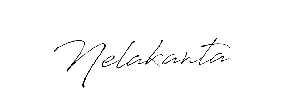 How to make Nelakanta signature? Antro_Vectra is a professional autograph style. Create handwritten signature for Nelakanta name. Nelakanta signature style 6 images and pictures png