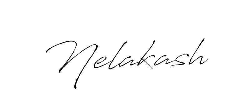 Design your own signature with our free online signature maker. With this signature software, you can create a handwritten (Antro_Vectra) signature for name Nelakash. Nelakash signature style 6 images and pictures png