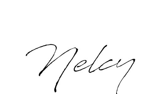 if you are searching for the best signature style for your name Nelcy. so please give up your signature search. here we have designed multiple signature styles  using Antro_Vectra. Nelcy signature style 6 images and pictures png