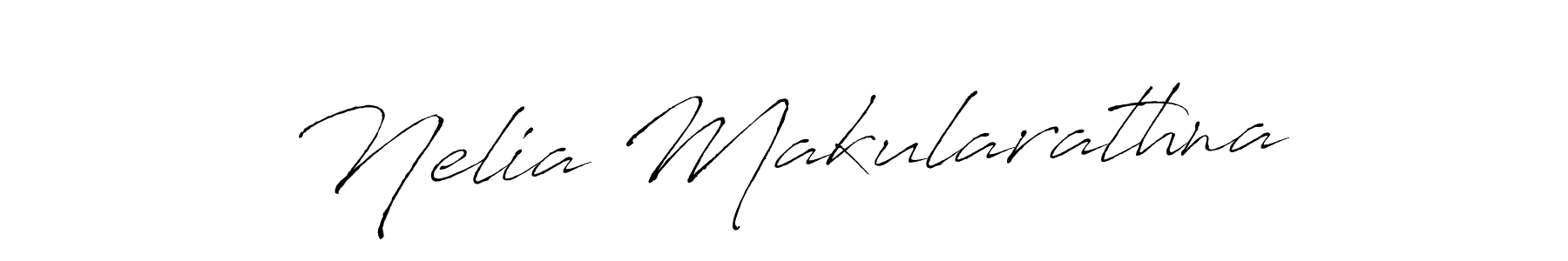 This is the best signature style for the Nelia Makularathna name. Also you like these signature font (Antro_Vectra). Mix name signature. Nelia Makularathna signature style 6 images and pictures png