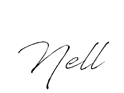 Antro_Vectra is a professional signature style that is perfect for those who want to add a touch of class to their signature. It is also a great choice for those who want to make their signature more unique. Get Nell name to fancy signature for free. Nell signature style 6 images and pictures png
