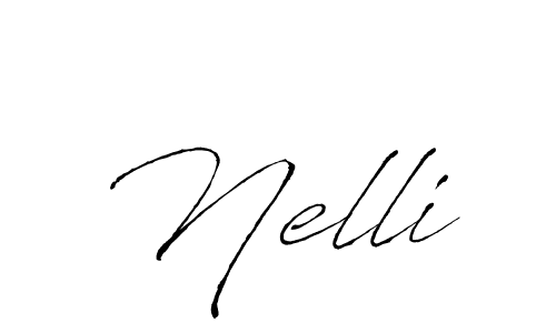Similarly Antro_Vectra is the best handwritten signature design. Signature creator online .You can use it as an online autograph creator for name Nelli. Nelli signature style 6 images and pictures png