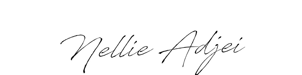 Make a beautiful signature design for name Nellie Adjei. Use this online signature maker to create a handwritten signature for free. Nellie Adjei signature style 6 images and pictures png