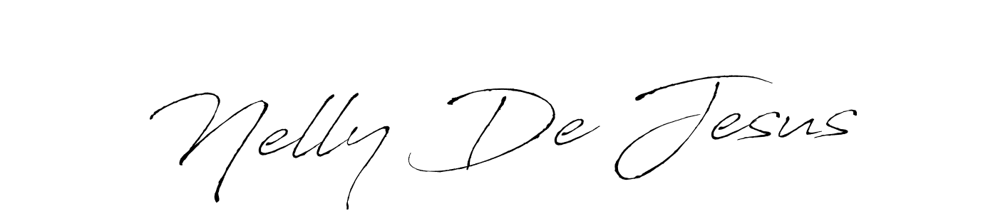 You should practise on your own different ways (Antro_Vectra) to write your name (Nelly De Jesus) in signature. don't let someone else do it for you. Nelly De Jesus signature style 6 images and pictures png