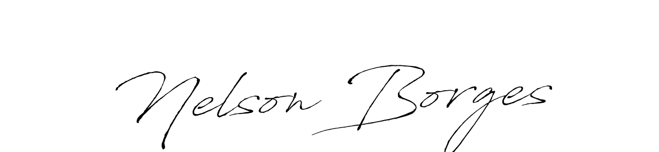 Nelson Borges stylish signature style. Best Handwritten Sign (Antro_Vectra) for my name. Handwritten Signature Collection Ideas for my name Nelson Borges. Nelson Borges signature style 6 images and pictures png