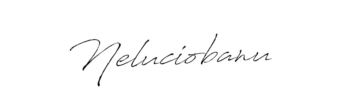 Also we have Neluciobanu name is the best signature style. Create professional handwritten signature collection using Antro_Vectra autograph style. Neluciobanu signature style 6 images and pictures png