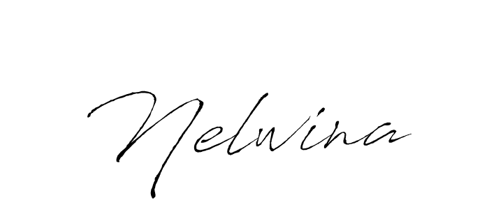 Use a signature maker to create a handwritten signature online. With this signature software, you can design (Antro_Vectra) your own signature for name Nelwina. Nelwina signature style 6 images and pictures png
