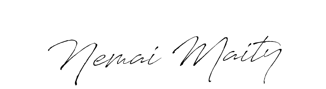 Similarly Antro_Vectra is the best handwritten signature design. Signature creator online .You can use it as an online autograph creator for name Nemai Maity. Nemai Maity signature style 6 images and pictures png