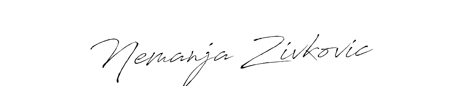 Create a beautiful signature design for name Nemanja Zivkovic. With this signature (Antro_Vectra) fonts, you can make a handwritten signature for free. Nemanja Zivkovic signature style 6 images and pictures png