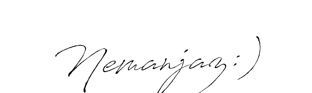 This is the best signature style for the Nemanjaz:) name. Also you like these signature font (Antro_Vectra). Mix name signature. Nemanjaz:) signature style 6 images and pictures png