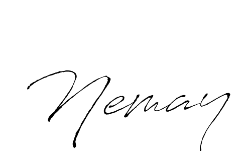 Best and Professional Signature Style for Nemay. Antro_Vectra Best Signature Style Collection. Nemay signature style 6 images and pictures png