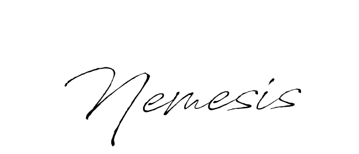 Use a signature maker to create a handwritten signature online. With this signature software, you can design (Antro_Vectra) your own signature for name Nemesis. Nemesis signature style 6 images and pictures png