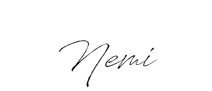 This is the best signature style for the Nemi모 name. Also you like these signature font (Antro_Vectra). Mix name signature. Nemi모 signature style 6 images and pictures png