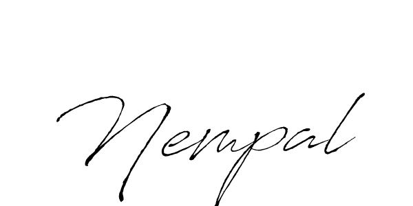 You should practise on your own different ways (Antro_Vectra) to write your name (Nempal) in signature. don't let someone else do it for you. Nempal signature style 6 images and pictures png