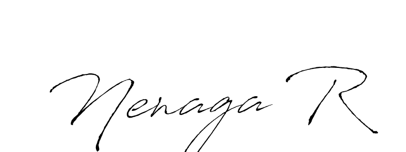 Antro_Vectra is a professional signature style that is perfect for those who want to add a touch of class to their signature. It is also a great choice for those who want to make their signature more unique. Get Nenaga R name to fancy signature for free. Nenaga R signature style 6 images and pictures png