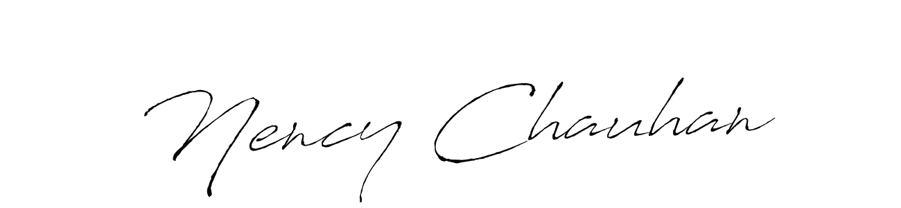 How to Draw Nency Chauhan signature style? Antro_Vectra is a latest design signature styles for name Nency Chauhan. Nency Chauhan signature style 6 images and pictures png